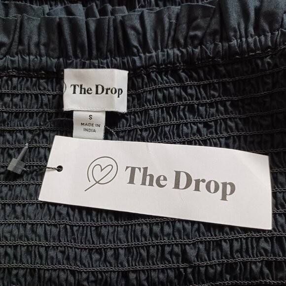 The Drop Marisol On/Off-Shoulder Cotton Smock Blouse - Picture 8 of 16